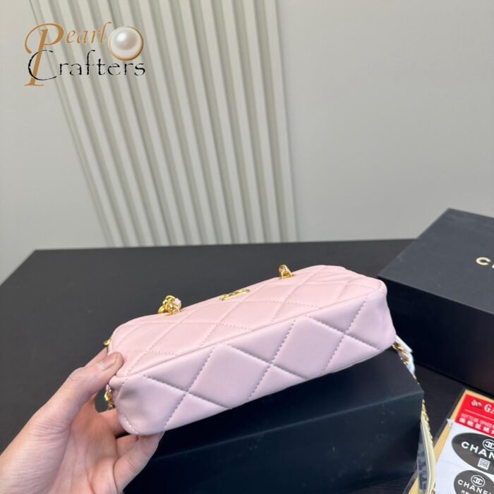 Chanel 23B Gold Coin Mobile Phone Bag Handbag Shoulder Crossbody Bag - Image 10