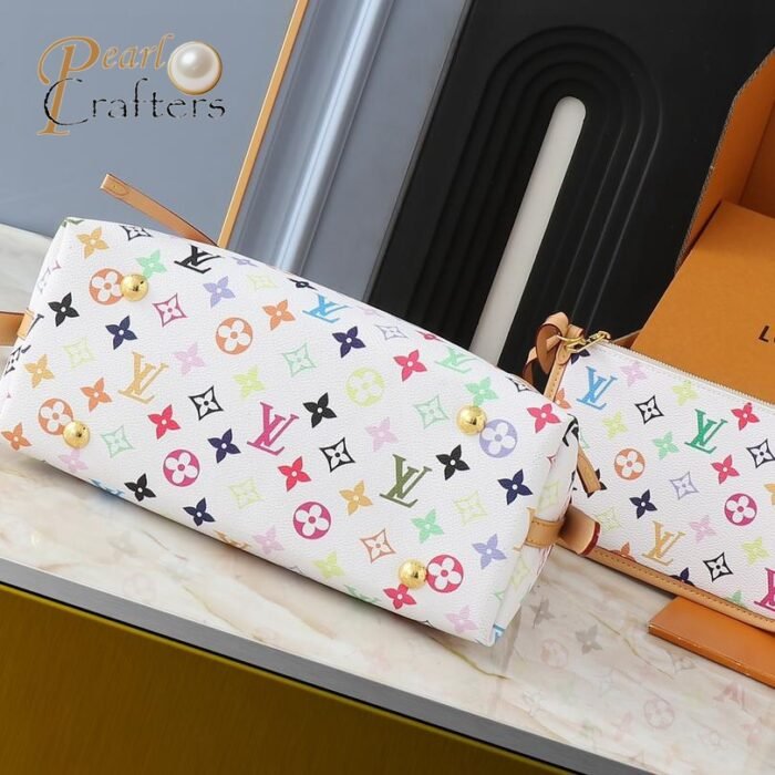 Louis Vuitton LV Takashi Murakami Murakami Co-branded Carryall Shopping Bag Tote Shoulder Bag M13661 - Image 6