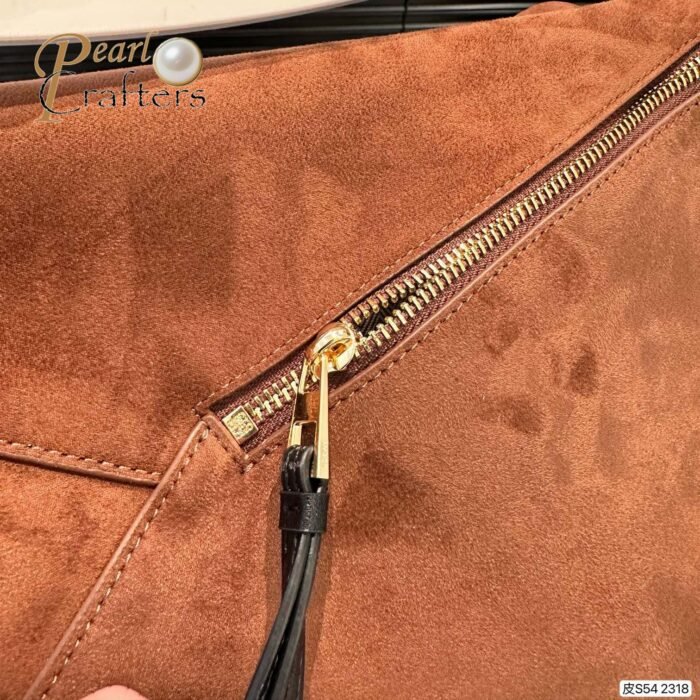 LOEWE Suede Puzzle Bag - Image 6