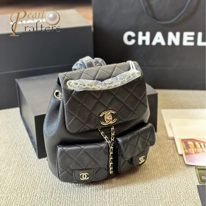 ⁦Chanel  Duma Backpack Caviar calfskin bags⁩ - الصورة ⁦6⁩