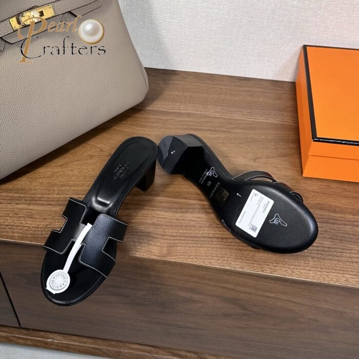 ⁦Hermes Slipper Sandals Heels Shoes⁩ - الصورة ⁦9⁩