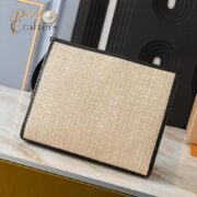 Louis Vuitton LV Poche Toilette Raffia Tote Shoulder Wash Bag M81366 M82521 - Image 9