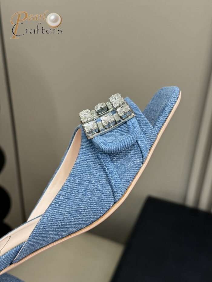 ⁦Roger Vivier Slipper Sandals Heels Shoes⁩ - الصورة ⁦6⁩