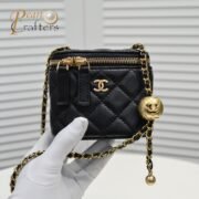 ⁦Chanel  Golden·Ball Makeup Box Bag Small Shoulder Bag Handbag⁩ - الصورة ⁦5⁩