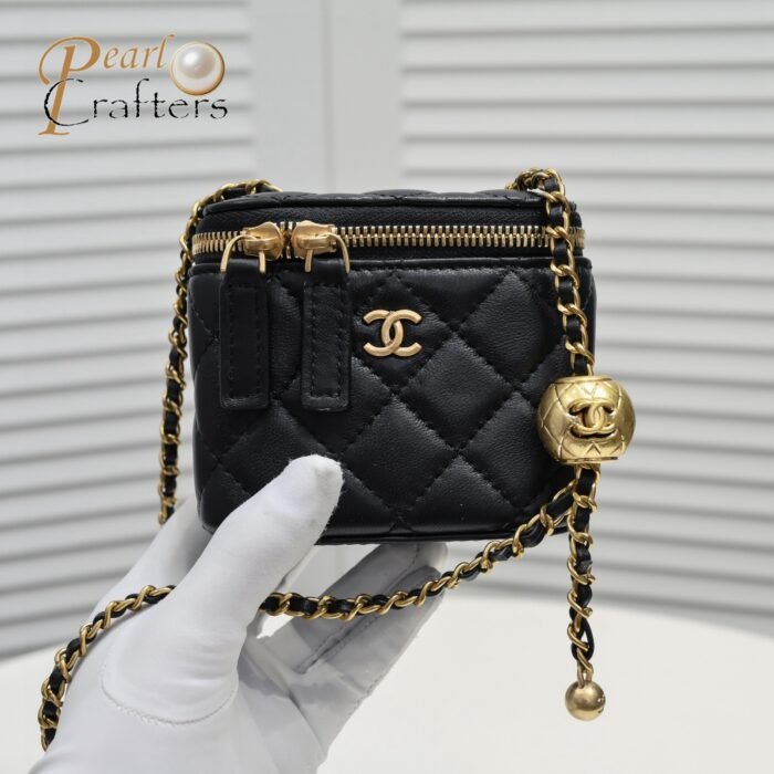 ⁦Chanel  Golden·Ball Makeup Box Bag Small Shoulder Bag Handbag⁩ - الصورة ⁦5⁩