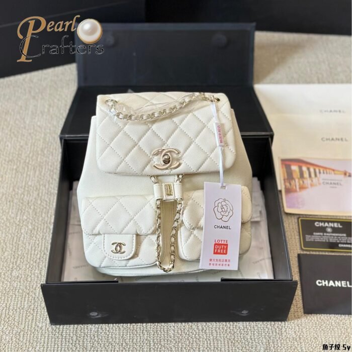 ⁦Chanel  Duma Backpack Caviar calfskin bags⁩ - الصورة ⁦3⁩