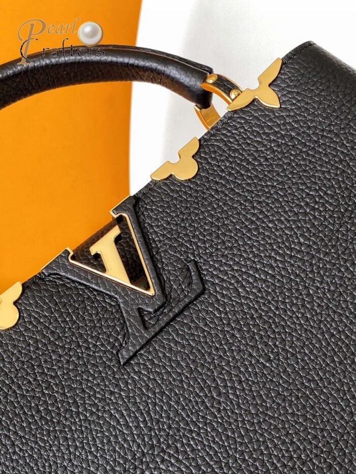Louis Vuitton 10A Handbag Shoulder Bag Top Mirror Quality Version Capucines M54663 - Image 6