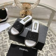 Chanel Slipper Sandals Heels Shoes - Image 5