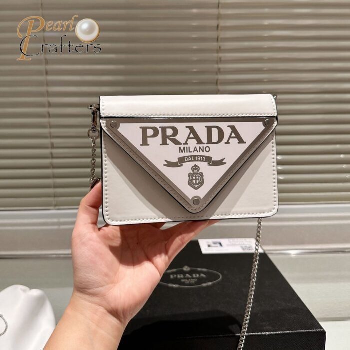 Prada Shiny Leather Mini Shoulder Bag - Image 4