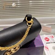 Tory Burch Miller Flap Leather Shoulder Bag with Braided Strap - Image 10