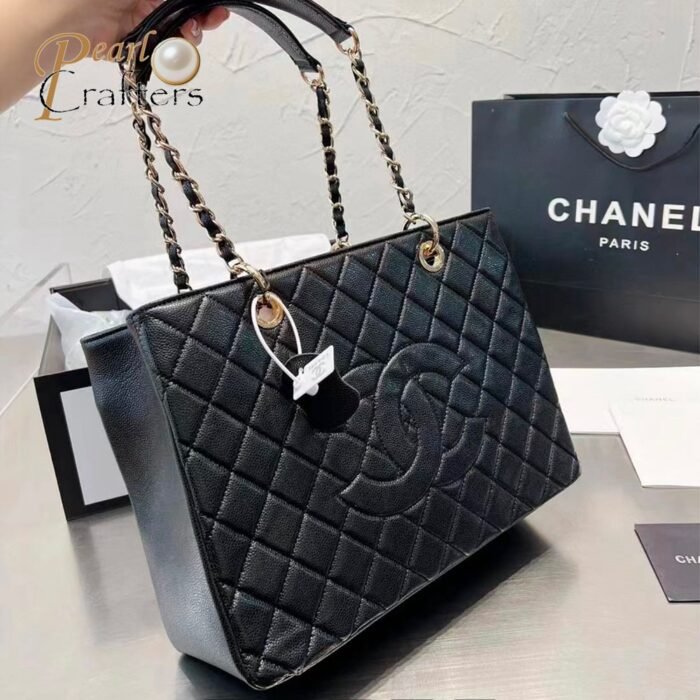 CHANEL GST Tote Bag Caviar A50995 - Image 4