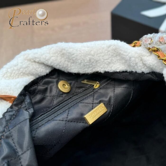 Chanel 22 Garbage Bags Gold Coin Shopping Handbag Shoulder Bag - Image 11