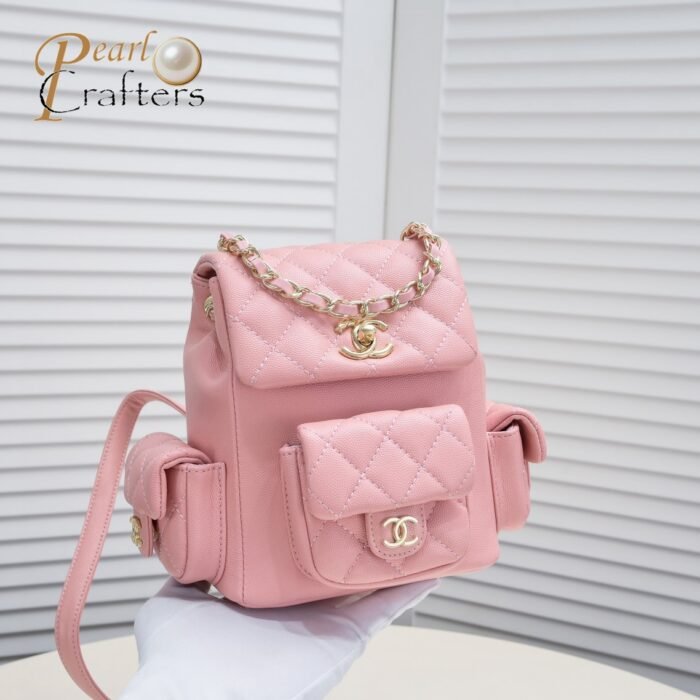 ⁦Chanel 23k Small backpack Backpack Bag Handbag⁩ - الصورة ⁦5⁩