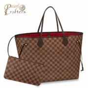 Louis Vuitton LV Neverfull Monogram Damier MM N41357 Tote Bag Handbag 10A quality