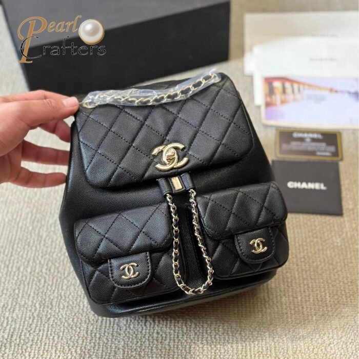 ⁦Chanel  Duma Backpack Caviar calfskin bags⁩ - الصورة ⁦11⁩