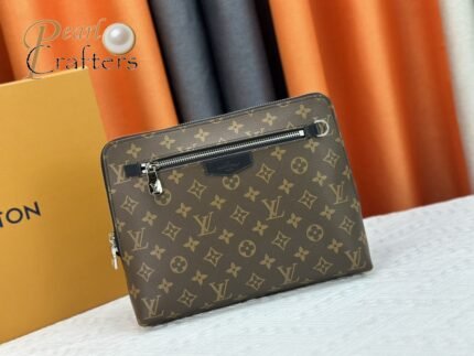 Louis Vuitton Pochette Jour Monogram Eclipse M82080 Clutch Bag Handbag