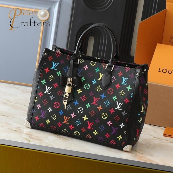 Louis Vuitton LV Takashi Murakam Co-branded ONTHEGO Jungle Bag Tote Bag  Shopper M13079 - Image 3