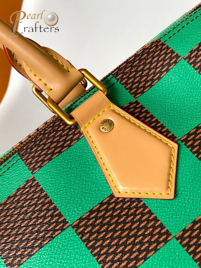 Louis Vuitton 10A Handbag Shoulder Bag Top Mirror Quality Version Speedy 18 BandoulièreDamier N40534 - Image 6