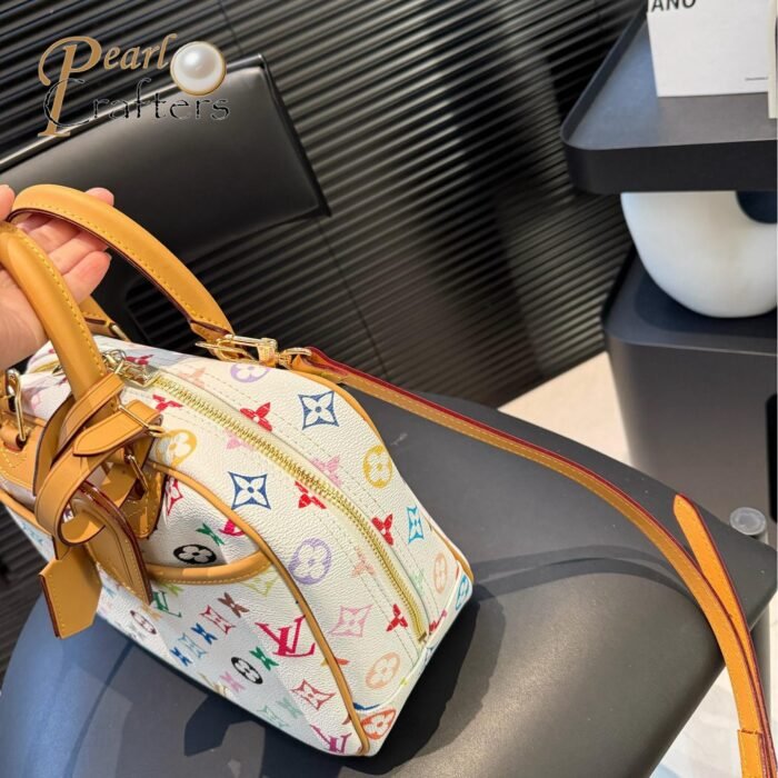 ⁦Louis Vuitton LV Takashi Murakami Jenny Bag Shoulder Handbag 42720⁩ - الصورة ⁦8⁩