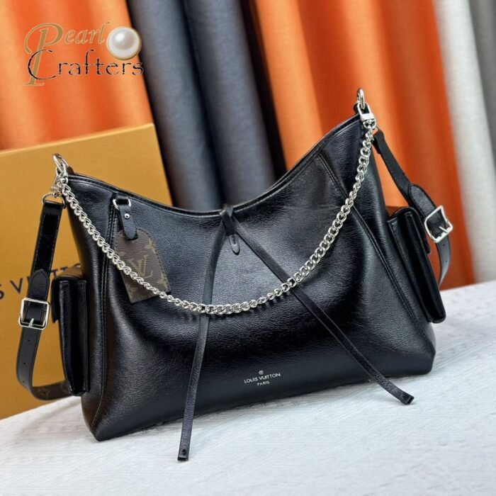 Louis Vuitton CarryAll Dark M46203 M24861 Shoulder Bag Handbag - Image 1