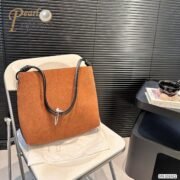 LOEWE Suede Tote Bag - Image 3