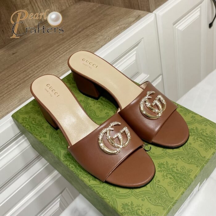 Gucci Slipper Sandals Heels Shoes - Image 1