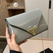 Prada  Leather Clutch Shoulder Bag Handbag - Image 6