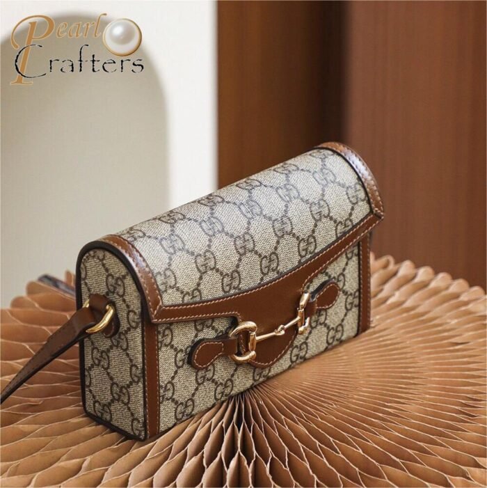 GUCCI 1955 Horsebit Shoulder Mini Bag 10A Mirror Quality Version 699296 - Image 3