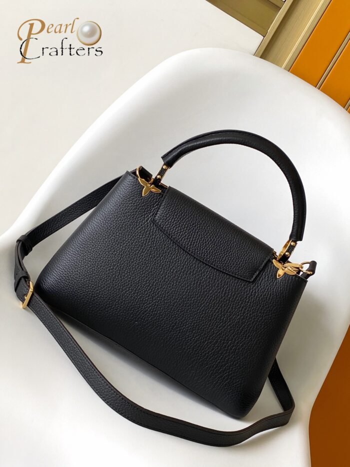 Louis Vuitton 10A Handbag Shoulder Bag Top Mirror Quality Version Capucines M54663 - Image 3