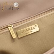 Chanel Lambskin Quilted Small 19 Flap Shoulder Bag Handbag - Image 9
