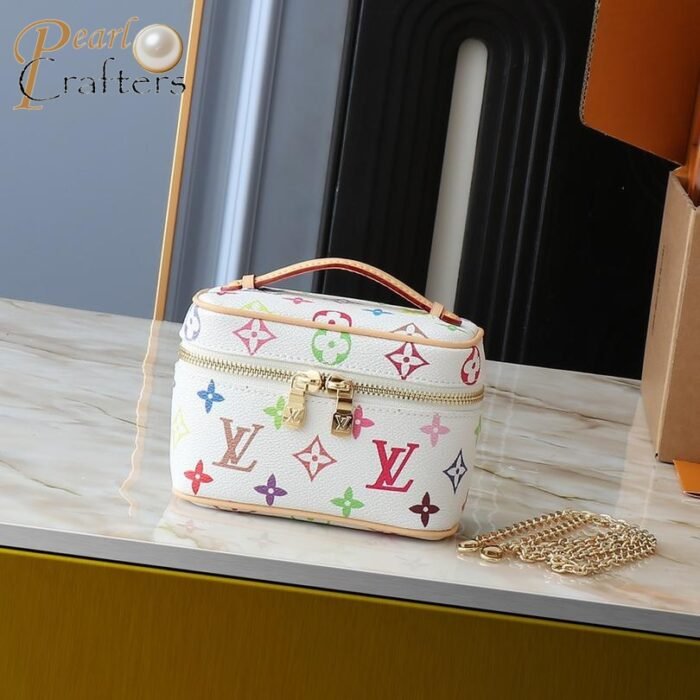 Louis Vuitton LV Takashi Murakami Nice mini Nano Tote Cosmetic Bag M13747 - Image 7