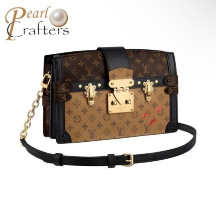 Louis Vuitton LV Trunk Clutch Box Bag Clutch Shoulder Crossbody Bag