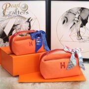 Hermes Bride-a-Brac Travel Organiser Washbag Lunchbox Bag - Image 6