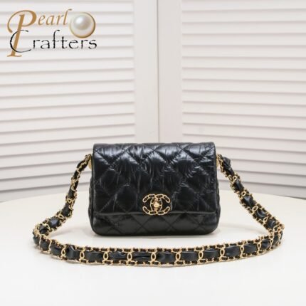 Chanel 23K Wide Shoulder Straps Shoulder Bag Handbag