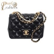 Chanel 24P Square Fatty Flap Bag Shoulder Bag Crossbody Bag