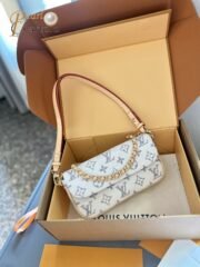 Louis Vuitton LV Denim Ivy Shoulder Bag Handbag - Image 2