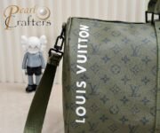⁦Louis Vuitton Military Green KEEPALL 50 Travel Bag⁩ - الصورة ⁦2⁩