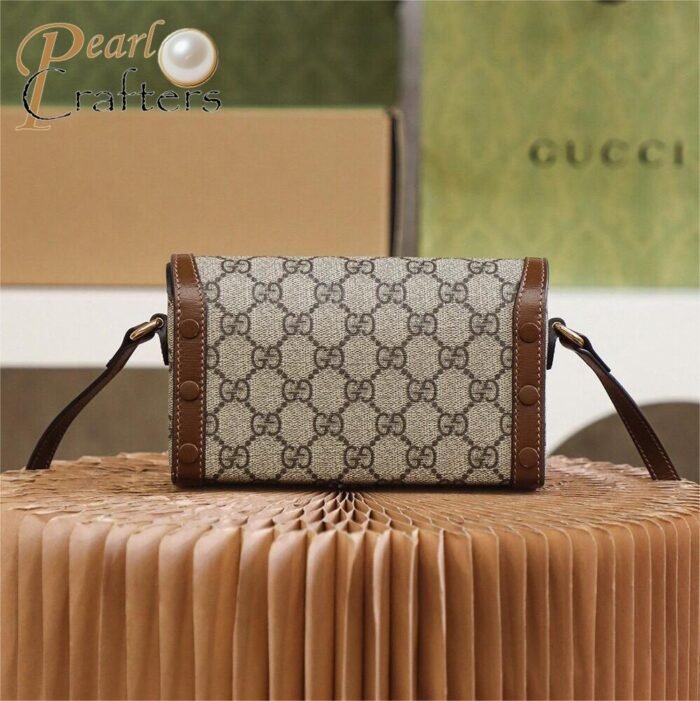 GUCCI 1955 Horsebit Shoulder Mini Bag 10A Mirror Quality Version 699296 - Image 4
