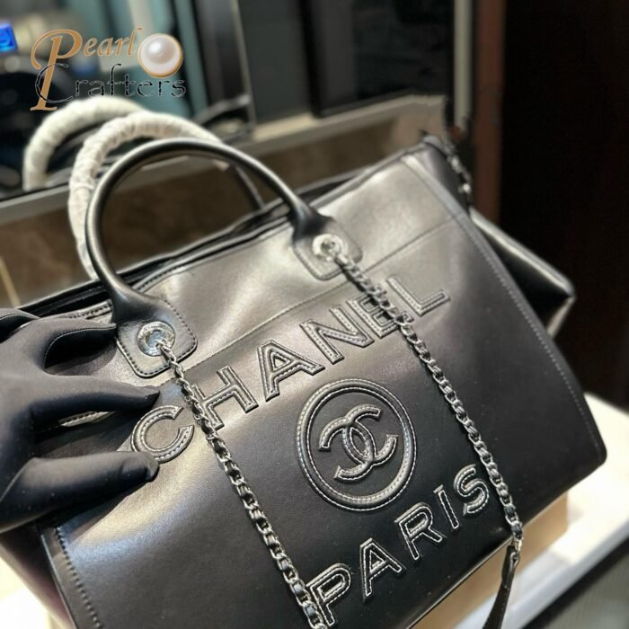 Chanel 24A Tote Bag Shopping Bag Shoulder Handbag - Image 8