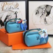 Hermes Bride-a-Brac Travel Organiser Washbag Lunchbox Bag - Image 4