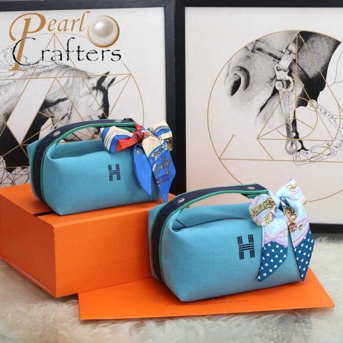 Hermes Bride-a-Brac Travel Organiser Washbag Lunchbox Bag - Image 4
