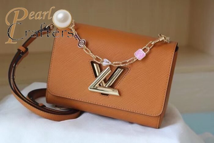 Louis Vuitton LV Twist Lock Detachable Shoulder Satchel Handbag M59887 - Image 4