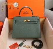 Hermes Kelly Gold Buckle Bag-Epsom Shoulder Bag Handbag - Image 5