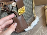 Gucci Padlock Tote Bag Shoulder Bag Handbag - Image 3
