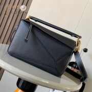 Loewe Puzzle Bag Handbag Shouder Bag Small Size With Cavans Strap 10A Quality version
