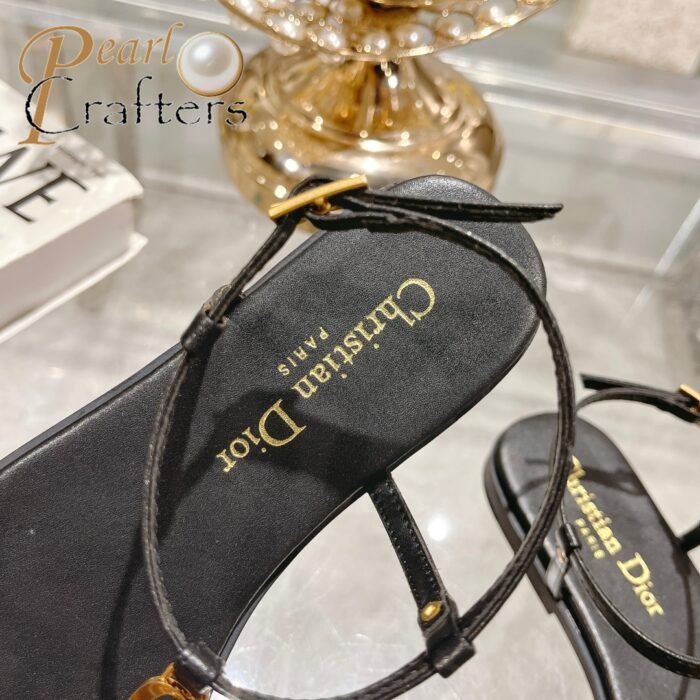 ⁦Dior 2024 C'est Flat Round Toe Women's Slipper Sandals⁩ - الصورة ⁦7⁩
