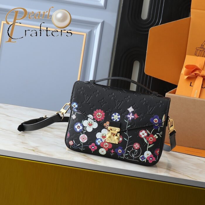 Louis Vuitton LV Takashi Murakami POCHETTE MÉTIS Shoulder Satchel Handbag - Image 1