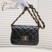 Chanel 23K Wide Shoulder Straps Shoulder Bag Handbag - Image 5