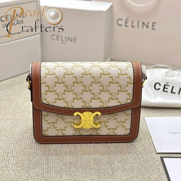 CELINE Triomphe Shoulder Bag Small&Medium - Image 4