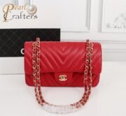 ⁦Chanel Clacssic Flap CF Chain Shoulder Strap Bag⁩ - الصورة ⁦5⁩